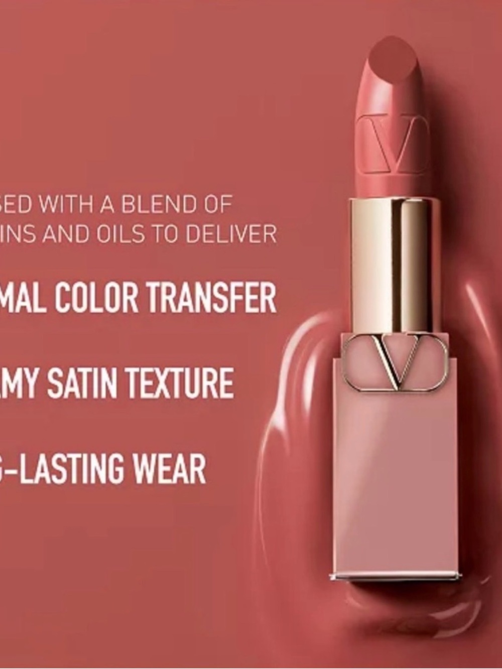 Valentino Rosso Satin Lipstick — 190R Walk On The Wild Side IN BOX✨ - Picture 6 of 15